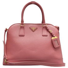 Load image into Gallery viewer, Prada  Promenade Saffiano Leather Satchel Bag Pink
