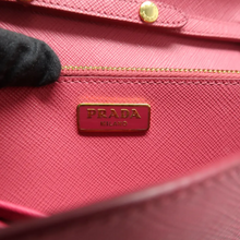 Load image into Gallery viewer, PRADA Saffiano Bow Leather Shoulder Bag Pink
