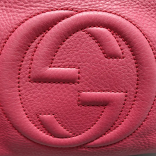 Load image into Gallery viewer, GUCCI Soho Leather Shoulder Bag Pink
