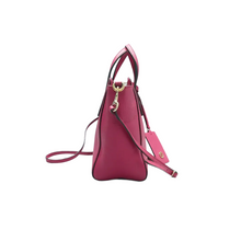 Load image into Gallery viewer, GUCCI Swing Leather Satchel Bag Fuchsia
