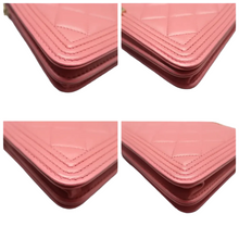 Load image into Gallery viewer, Chanel Wallet On Chain Boy Leather Shoulder Bag Pink
