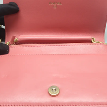 Load image into Gallery viewer, Chanel Wallet On Chain Boy Leather Shoulder Bag Pink
