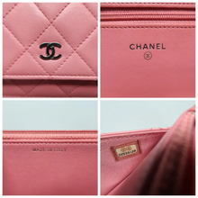 Load image into Gallery viewer, Chanel Wallet On Chain Leather Shoulder Bag Pink

