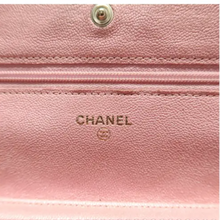 Load image into Gallery viewer, CHANEL Wallet On Chain Leather Shoulder Bag Pink
