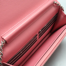 Load image into Gallery viewer, CHANEL Wallet on Chain Leather Shoulder Bag Pink
