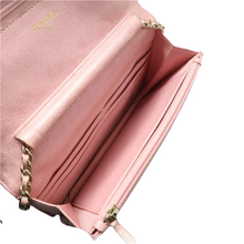 Load image into Gallery viewer, CHANEL Wallet On Chain Leather Shoulder Bag Pink
