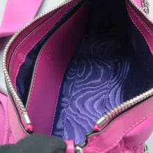 Load image into Gallery viewer, Gucci Matelasse Fuchsia Nylon Satchel Bag Purple
