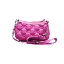 Load image into Gallery viewer, Gucci Matelasse Fuchsia Nylon Satchel Bag Purple
