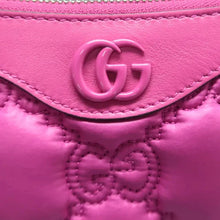 Load image into Gallery viewer, Gucci Matelasse Fuchsia Nylon Satchel Bag Purple
