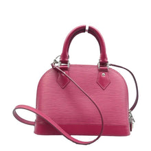 Load image into Gallery viewer, LOUIS VUITTON Alma BB Epi Leather Satchel Bag Pink
