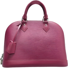 Load image into Gallery viewer, LOUIS VUITTON Alma EPI Leather Tote Bag Fuchsia
