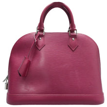 Load image into Gallery viewer, Louis Vuitton Alma  Epi Leather Satchel Bag Purple
