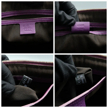 Load image into Gallery viewer, GUCCI Boston Leather Tote Bag Purple
