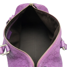 Load image into Gallery viewer, GUCCI Boston Leather Tote Bag Purple
