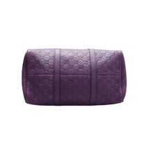 Load image into Gallery viewer, GUCCI Boston Leather Tote Bag Purple
