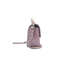 Load image into Gallery viewer, CHANEL Quilted Leather Crossbody Bag Purple
