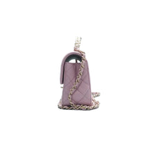 Load image into Gallery viewer, CHANEL Quilted Leather Crossbody Bag Purple
