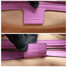 Load image into Gallery viewer, Gucci Mini GG Marmont Calfskin Matelasse Chain Shoulder Bag Purple
