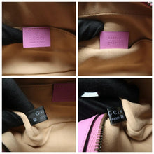 Load image into Gallery viewer, GUCCI GG Marmont Leather Shoulder Bag Purple
