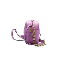 Load image into Gallery viewer, GUCCI GG Marmont Leather Shoulder Bag Purple
