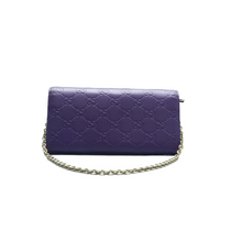 Load image into Gallery viewer, GUCCI Leather Shoulder Bag Purple
