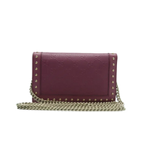 Load image into Gallery viewer, GUCCI Leather Shoulder Bag Purple
