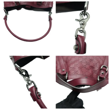 Load image into Gallery viewer, GUCCI Leather Satchel Bag Purple
