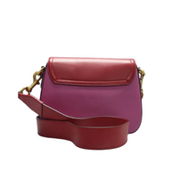 Load image into Gallery viewer, GUCCI Horsebit 1955 Leather Shoulder Bag Purple
