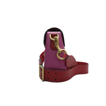 Load image into Gallery viewer, GUCCI Horsebit 1955 Leather Shoulder Bag Purple
