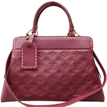 Load image into Gallery viewer, LOUIS VUITTON Vosges MM Monogram Empreinte Leather Satchel Bag Rouge Pink
