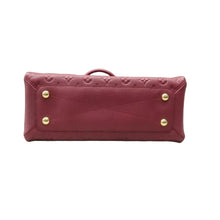 Load image into Gallery viewer, LOUIS VUITTON Vosges MM Monogram Empreinte Leather Satchel Bag Rouge Pink
