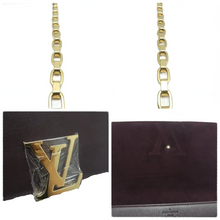 Load image into Gallery viewer, Louis Vuitton Louise Leather Chain Shoulder Bag Purple
