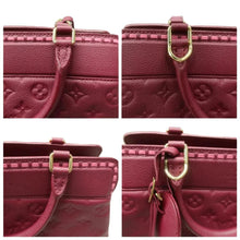 Load image into Gallery viewer, LOUIS VUITTON Vosges MM Monogram Empreinte Leather Satchel Bag Rouge Pink
