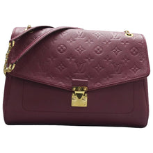 Load image into Gallery viewer, Louis Vuitton Saint-Germain BB Monogram Leather Crossbody Bag Burgundy
