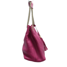 Load image into Gallery viewer, Gucci Soho Chain Leather Shoulder Bag Purple
