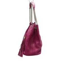 Load image into Gallery viewer, Gucci Soho Chain Leather Shoulder Bag Purple

