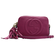 Load image into Gallery viewer, GUCCI Soho Leather Shoulder Bag Purple
