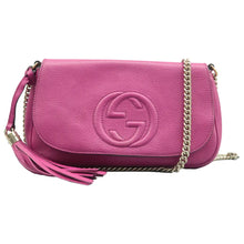 Load image into Gallery viewer, Gucci Soho Leather Shoulder Bag Purple
