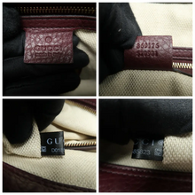Load image into Gallery viewer, GUCCI Soho Top Handle Leather Satchel Bag Purple
