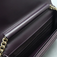 Load image into Gallery viewer, Chanel Wallet On Chain Boy Leather Shoulder Bag Purple
