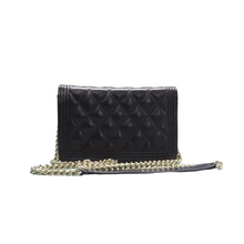 Load image into Gallery viewer, Chanel Wallet On Chain Boy Leather Shoulder Bag Purple
