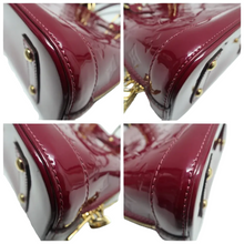 Load image into Gallery viewer, Louis Vuitton Alma Monogram Leather Satchel Bag Purple
