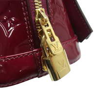 Load image into Gallery viewer, Louis Vuitton Alma Monogram Leather Satchel Bag Purple
