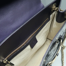 Load image into Gallery viewer, GUCCI Emily Patent Leather Shoulder Bag Purple
