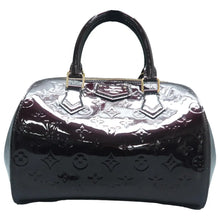 Load image into Gallery viewer, Louis Vuitton Montana Monogram Patent Leather Tote Bag Burgundy
