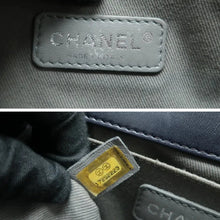 Load image into Gallery viewer, CHANEL Boy Velvet Shoulder Bag  Purple
