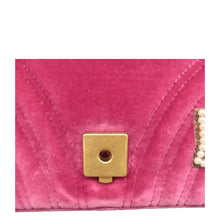 Load image into Gallery viewer, Gucci GG Marmont Blind Love Velvet Shoulder Bag Purple
