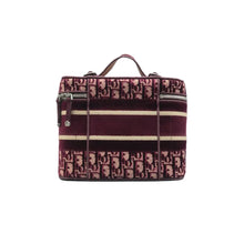 Load image into Gallery viewer, Christian DIOR Fabric Vanity case Deep Red
