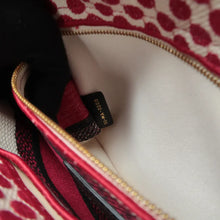 Load image into Gallery viewer, DIOR Lady Dior Fabric Shoulder Bag Red
