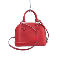 Load image into Gallery viewer, LOUIS VUITTON Alma BB EPI Leather Satchel Bag Red
